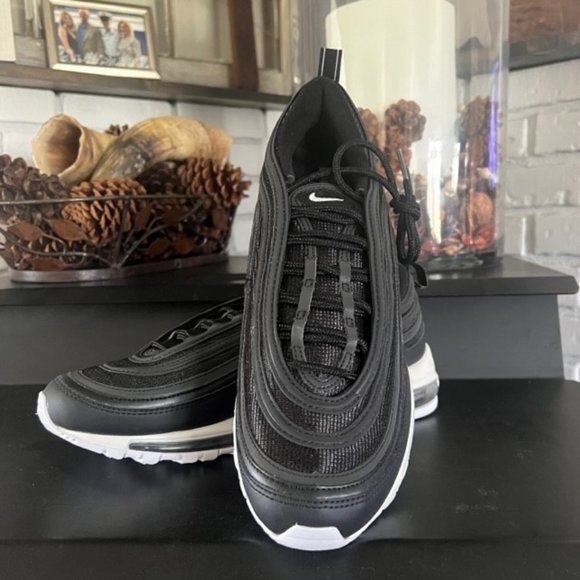 Nike Air Max 97 Black White Men\'s Shoes Sneakers 921826-001 Size 10.5 NEW main image 5